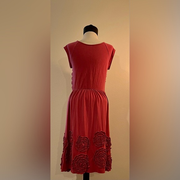 Garnet Hill pink midi Sundress women’s size 8 - Picture 2 of 3